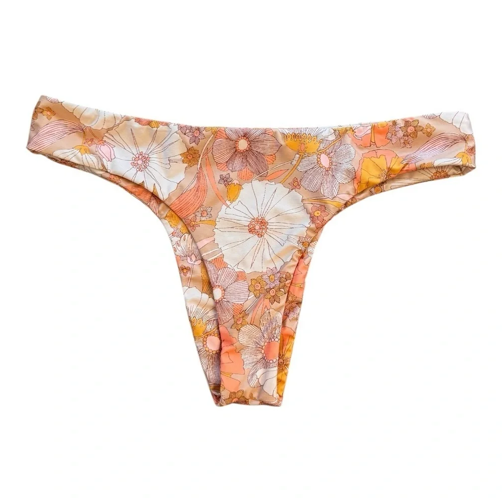 Volcom Bloom Shaka Cheeky Bikini Bottom NWT - Picture 2 of 4